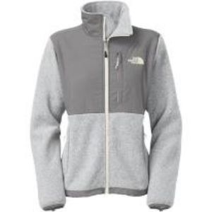 The North Face Gray and Light Gray Jacket